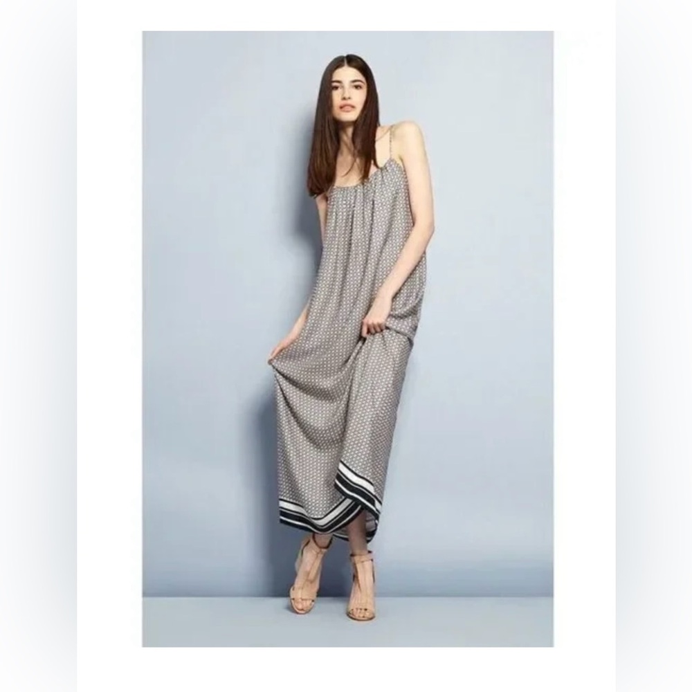 NWT Vince Multicolor Geometric Maxi Dress